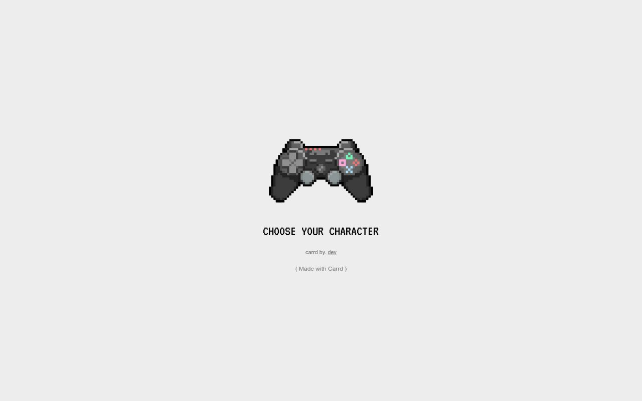 Carrd profile picture for @choosing